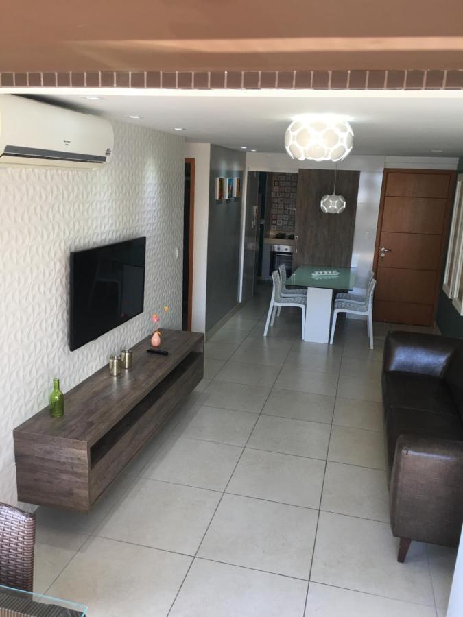 Apartamento A Beira Mar Com Piscina Estilo Resort Кабеделу Екстер'єр фото