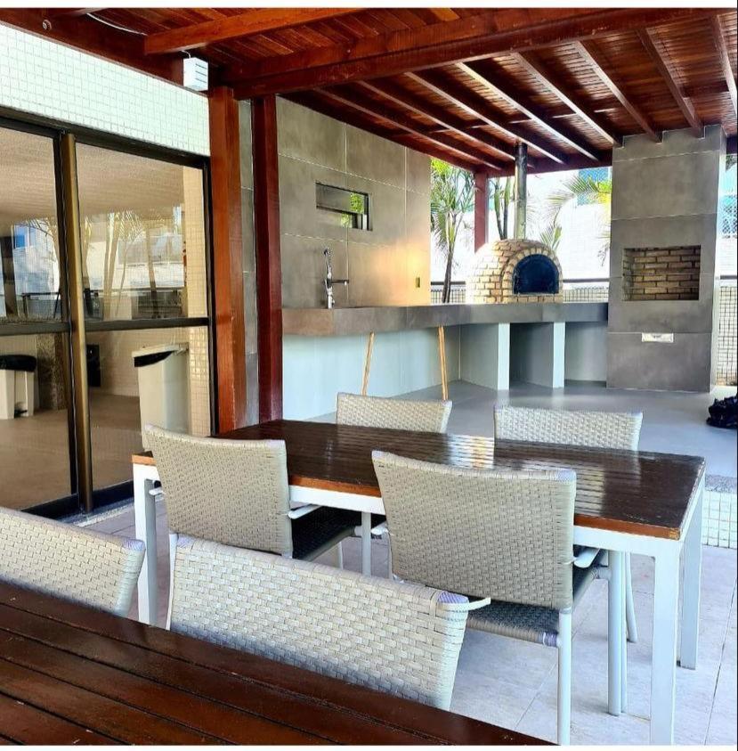 Apartamento A Beira Mar Com Piscina Estilo Resort Кабеделу Екстер'єр фото